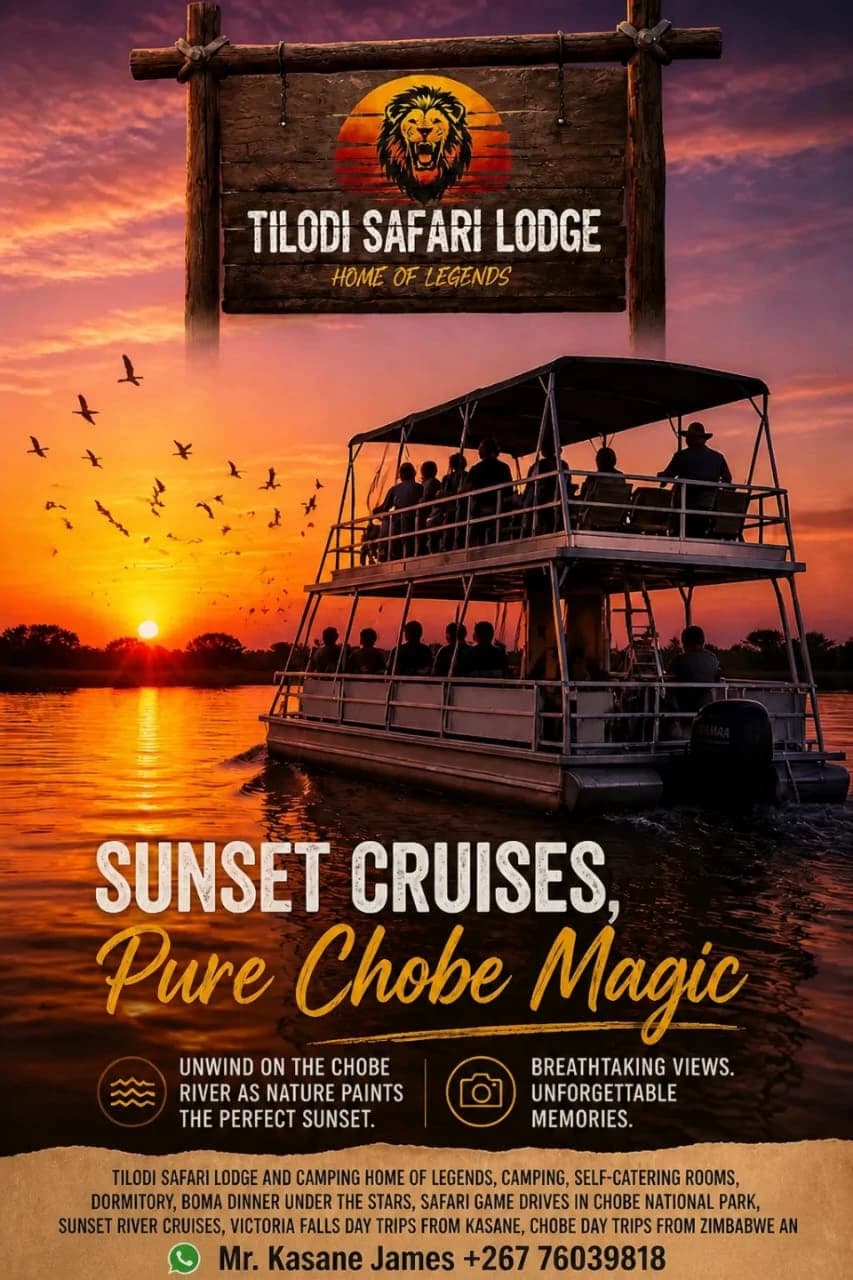 Chobe sunset cruises poster